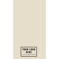 Runner, Custom Drop Cloth, Beige (Natural) Cotton Canvas, 28 Inches x 120 Inches with Logo